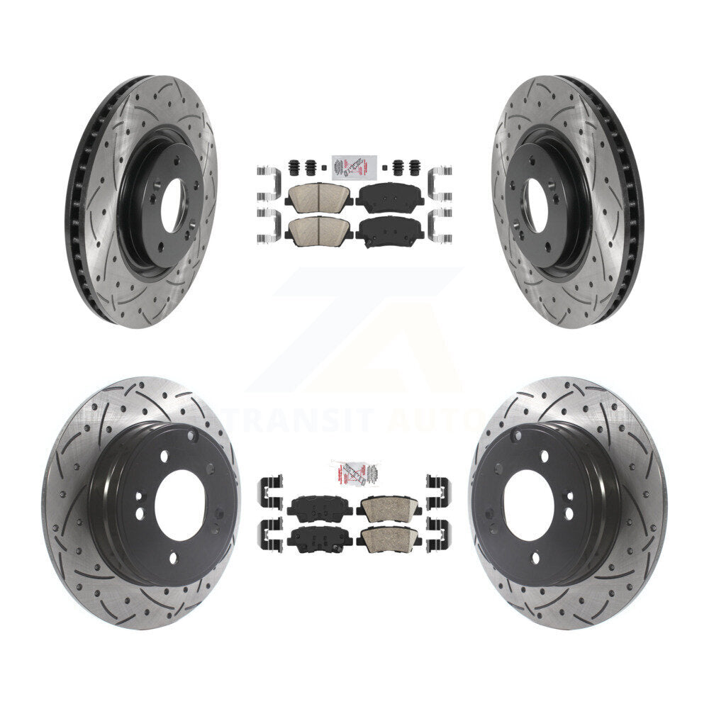 Disc Rotors and Ceramic Brake Pads Kit-KDA-100756 - Kit.bestparts.ca