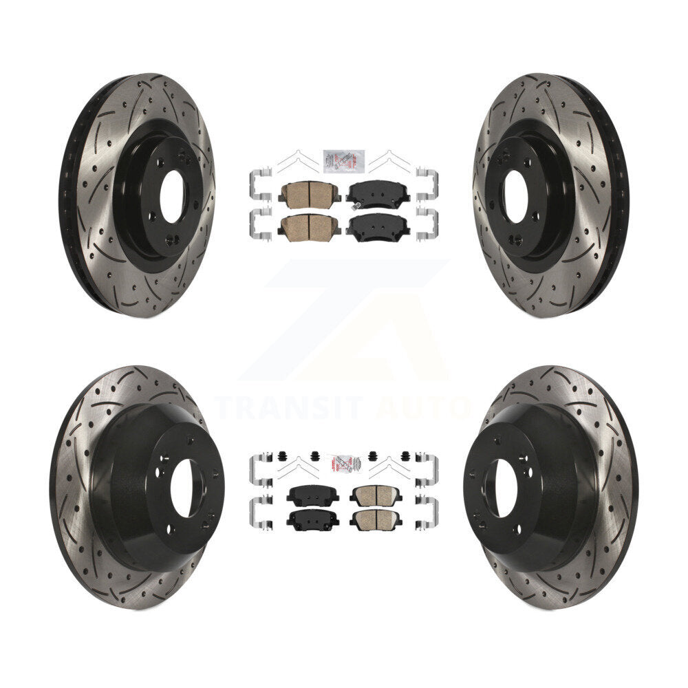 Disc Rotors and Ceramic Brake Pads Kit-KDA-100762 - Kit.bestparts.ca