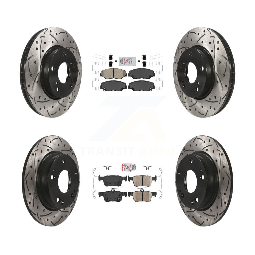 Disc Rotors and Ceramic Brake Pads Kit-KDA-100780 - Kit.bestparts.ca