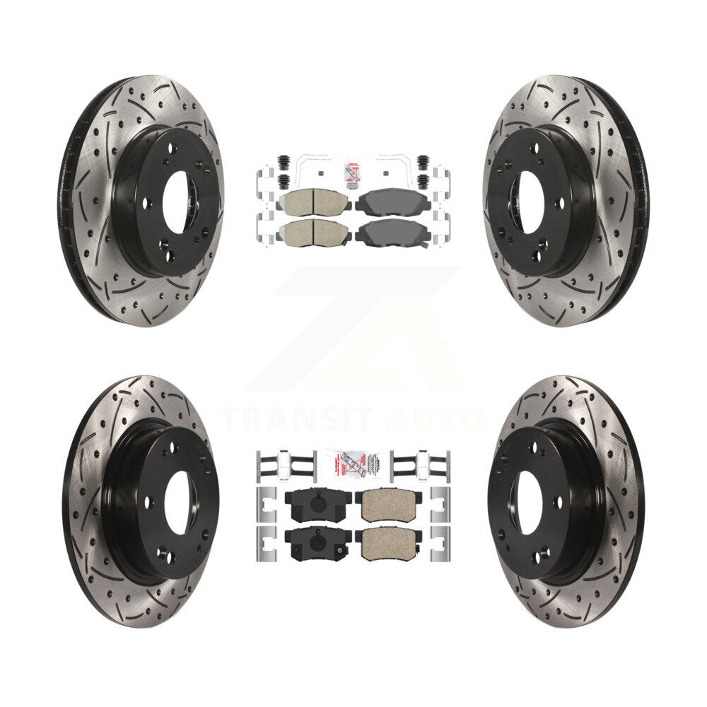 Disc Rotors and Ceramic Brake Pads Kit-KDA-100826 - Kit.bestparts.ca
