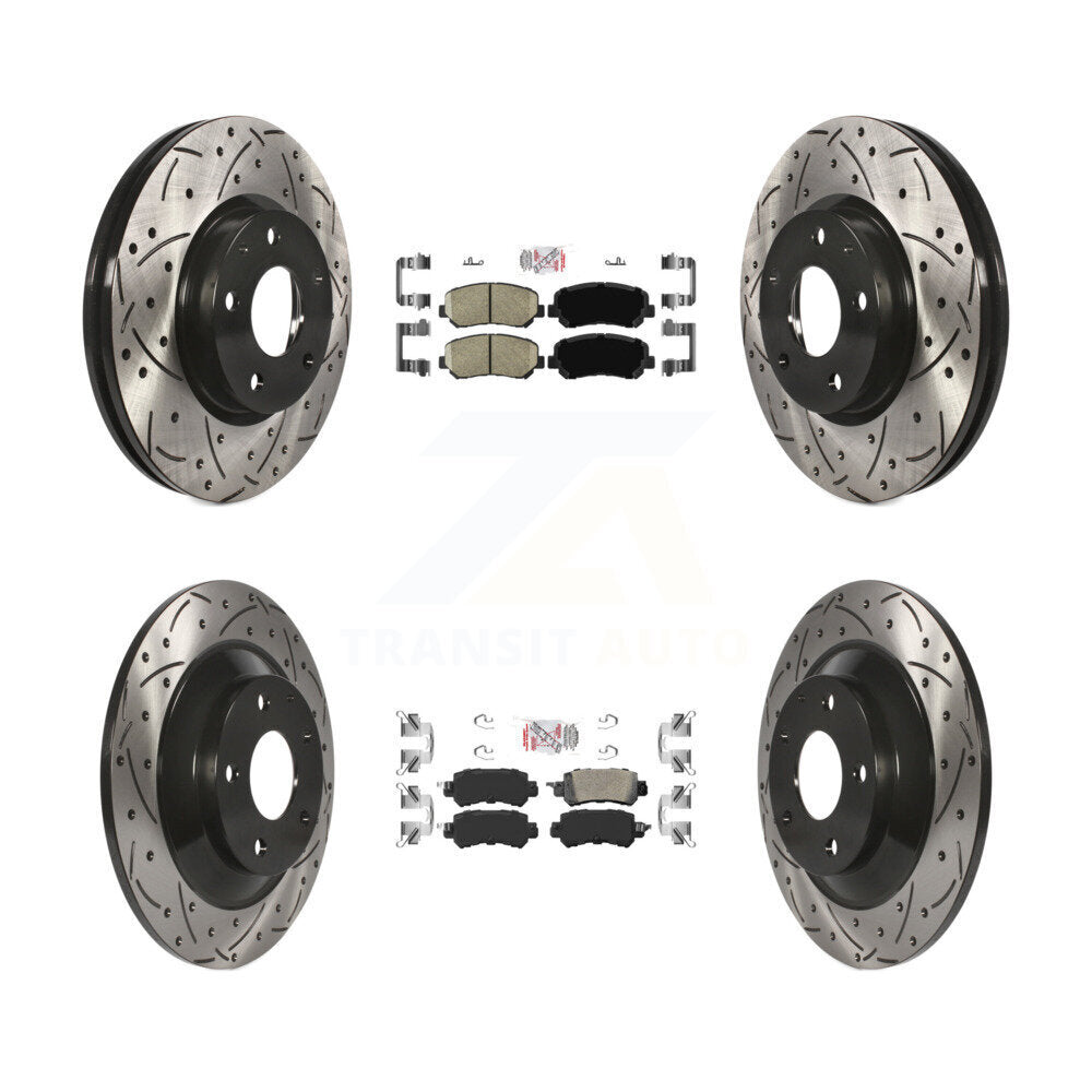 Disc Rotors and Ceramic Brake Pads Kit-KDA-100853 - Kit.bestparts.ca