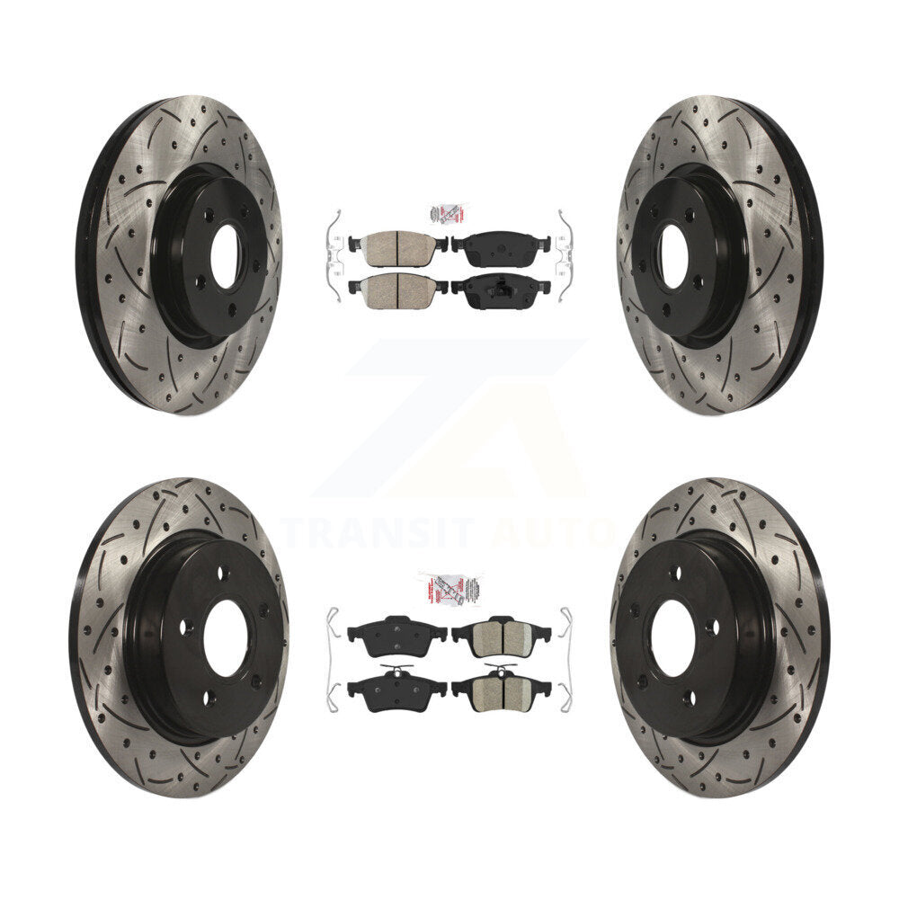 disc rotors and ceramic brake pads-kda-100963 - Kit.bestparts.ca