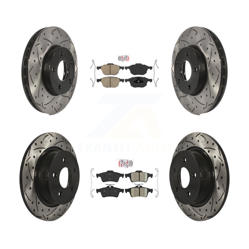 Disc Rotors and Ceramic Brake Pads Kit-KDA-100966 - Kit.bestparts.ca