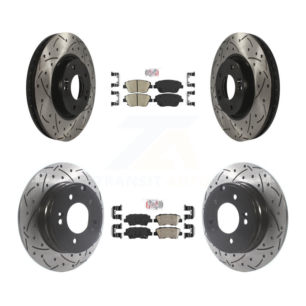 Disc Rotors and Ceramic Brake Pads Kit-KDA-101151 - Kit.bestparts.ca