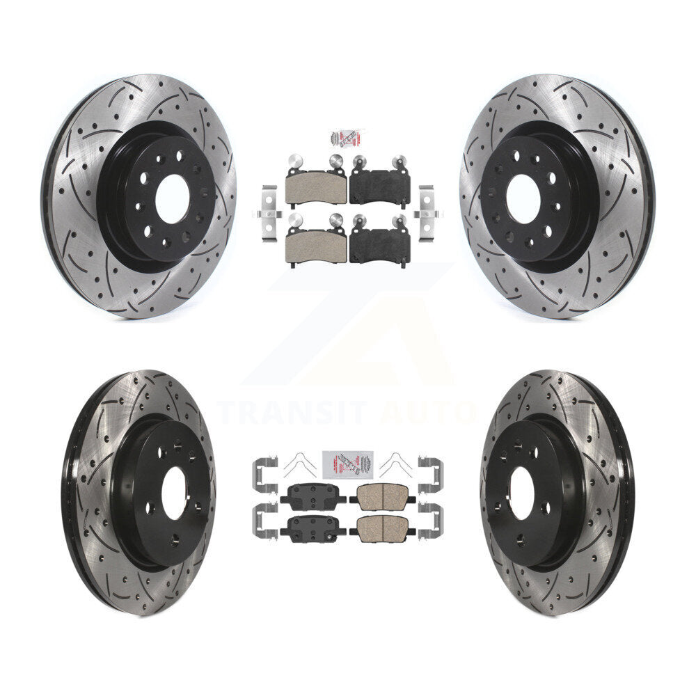 Disc Rotors and Semi-Metallic (Front) & Ceramic (Rear) Brake Pads Kit-KDA-101204 - Kit.bestparts.ca Kit.bestparts.ca