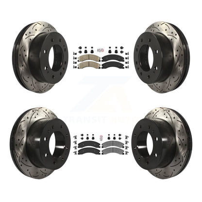 Disc Rotors and Ceramic (Front) & Semi-Metallic (Rear) Brake Pads Kit-KDA-101222 - Kit.bestparts.ca