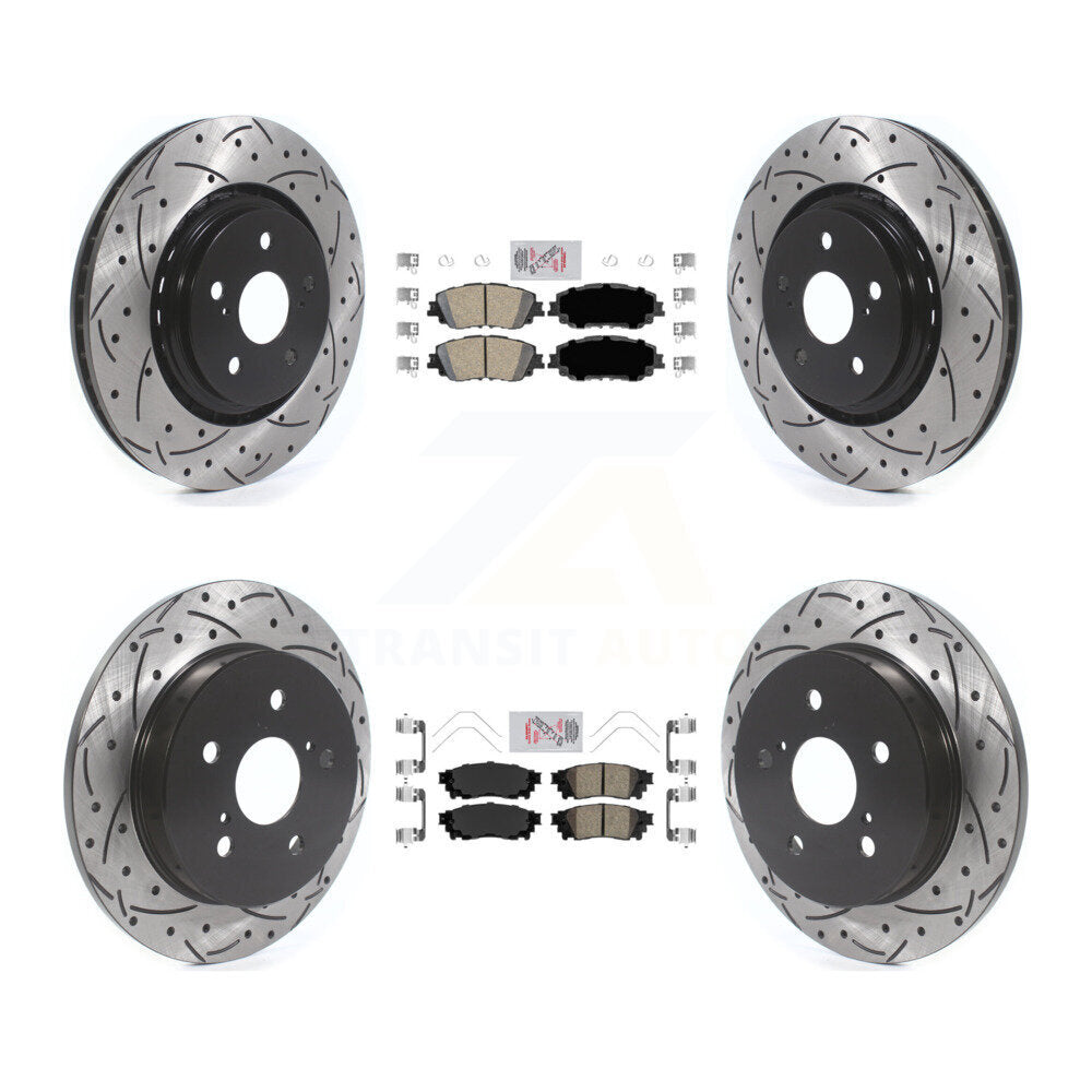 Disc Rotors and Ceramic Brake Pads Kit-KDA-101321 - Kit.bestparts.ca