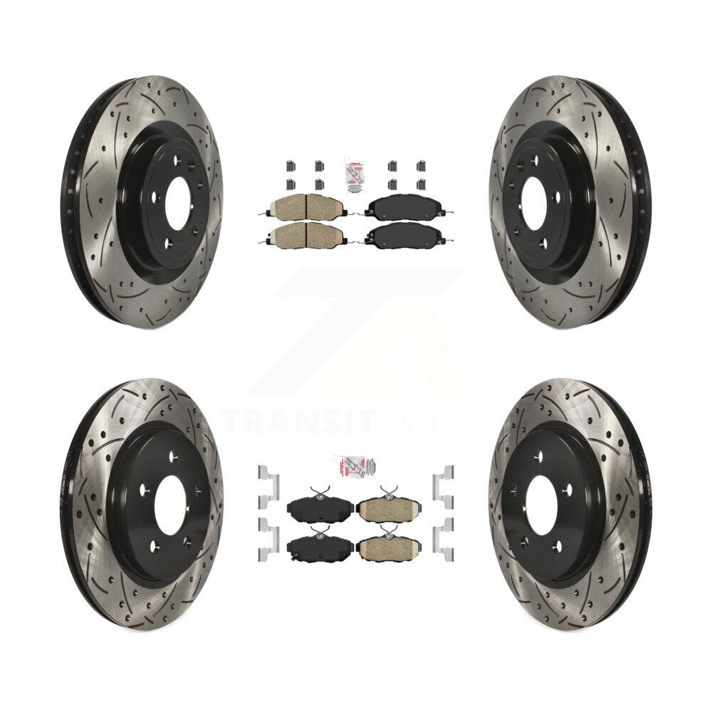 Disc Rotors and Ceramic Brake Pads Kit-KDA-101454 - Kit.bestparts.ca Kit.bestparts.ca