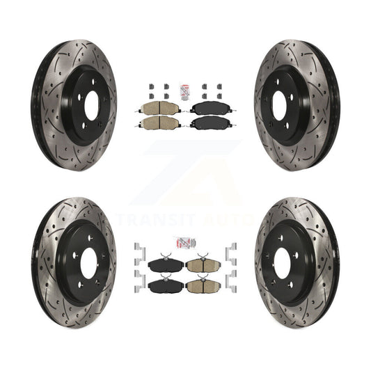 Disc Rotors and Ceramic Brake Pads Kit-KDA-101458 - Kit.bestparts.ca