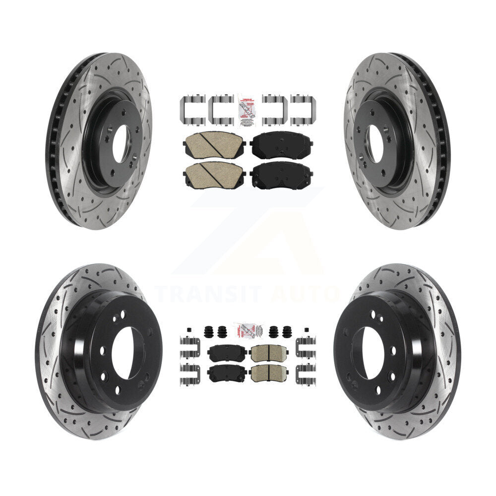Disc Rotors and Ceramic Brake Pads Kit-KDA-101483 - Kit.bestparts.ca