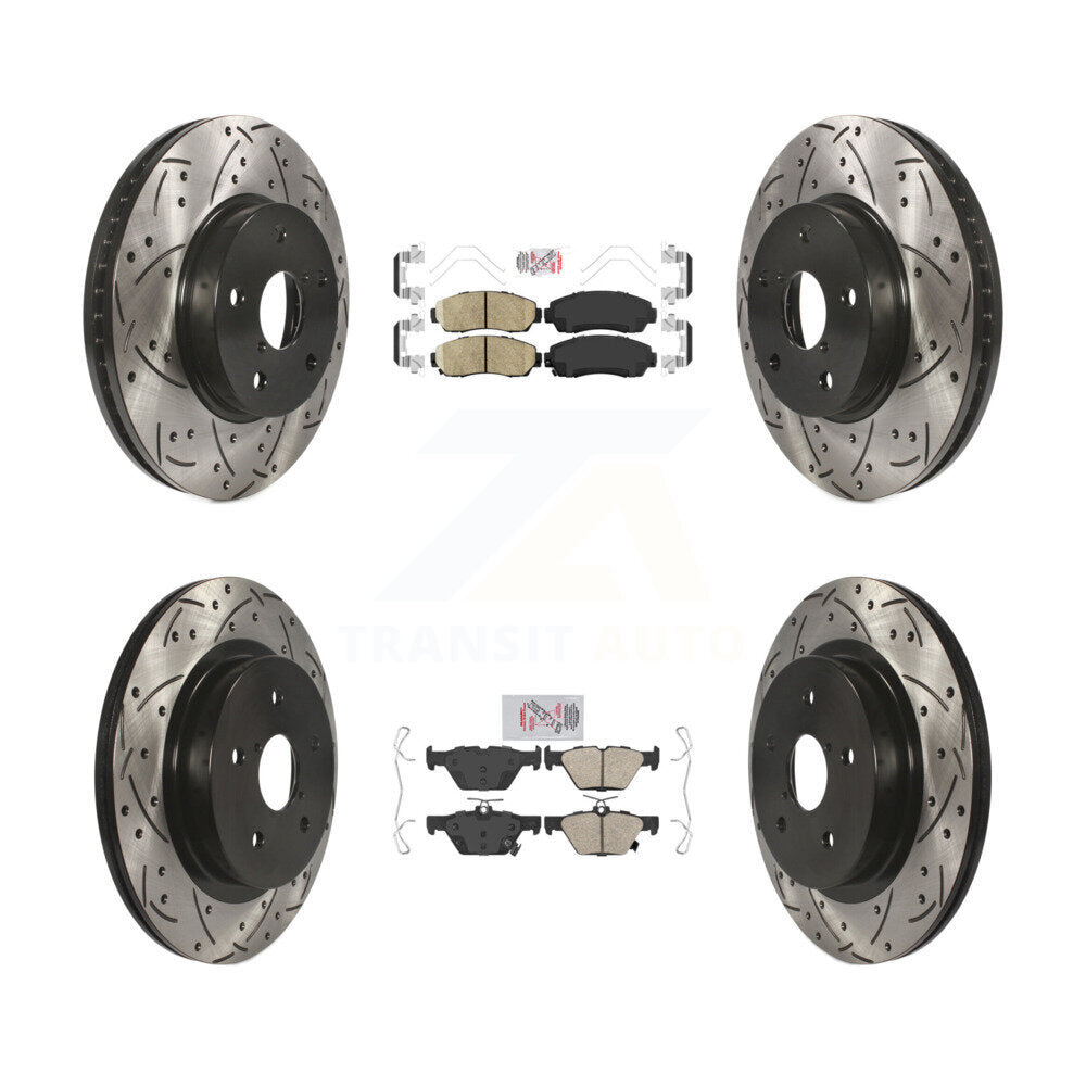 Disc Rotors and Ceramic Brake Pads Kit-KDA-101512 - Kit.bestparts.ca