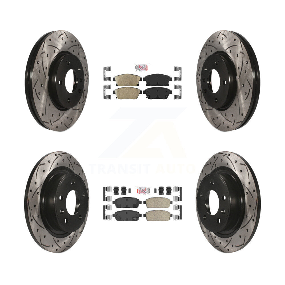 Disc Rotors and Ceramic Brake Pads Kit-KDA-101546 - Kit.bestparts.ca