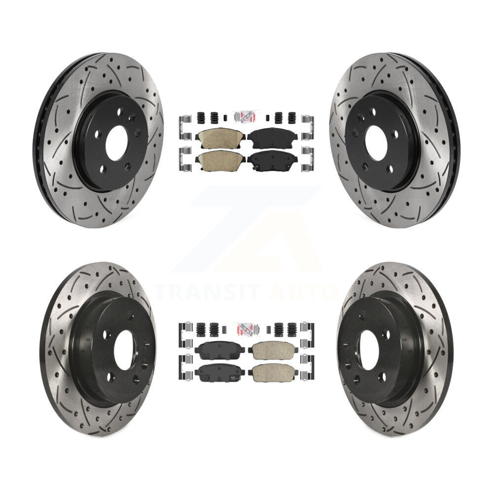 Disc Rotors and Ceramic Brake Pads Kit-KDA-101552 - Kit.bestparts.ca