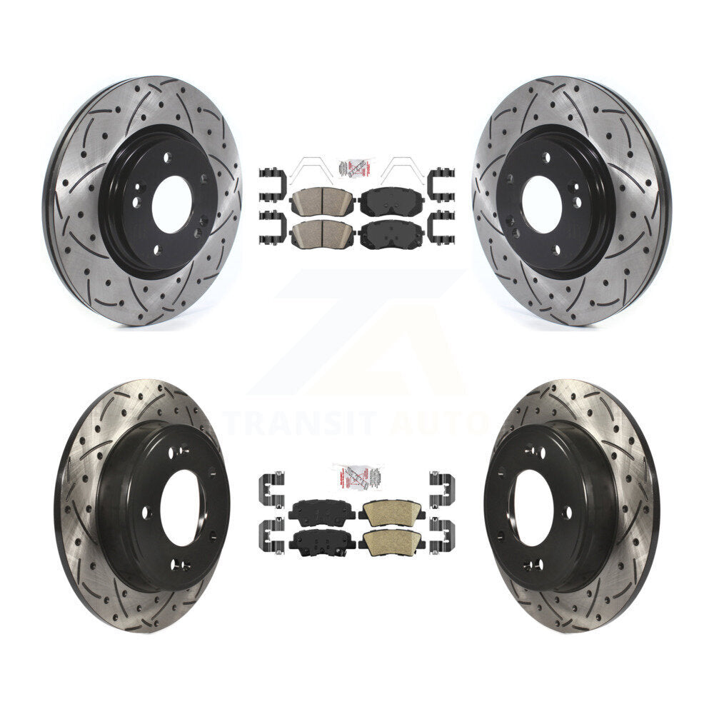 Disc Rotors and Ceramic Brake Pads Kit-KDA-101586
