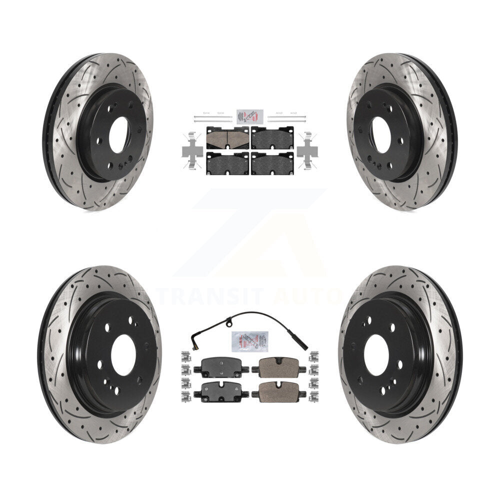 Disc Rotors and Ceramic (Front) & Semi-Metallic (Rear) Brake Pads Kit-KDA-101708 - Kit.bestparts.ca Kit.bestparts.ca