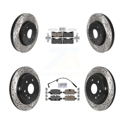 Disc Rotors and Ceramic (Front) & Semi-Metallic (Rear) Brake Pads Kit-KDA-101708 - Kit.bestparts.ca