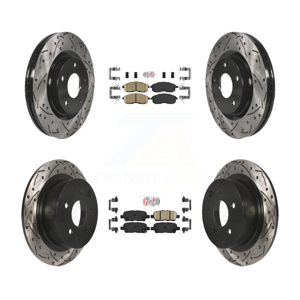 Disc Rotors and Ceramic Brake Pads Kit-KDA-101725 - Kit.bestparts.ca