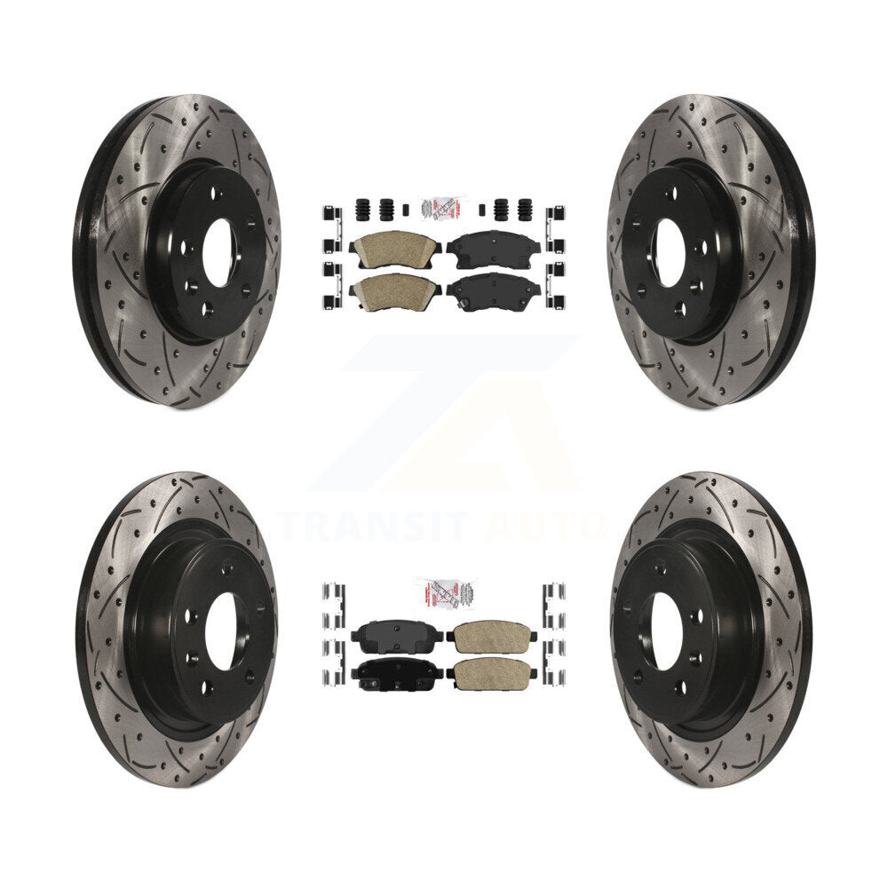 Disc Rotors and Ceramic Brake Pads Kit-KDA-101745 - Kit.bestparts.ca
