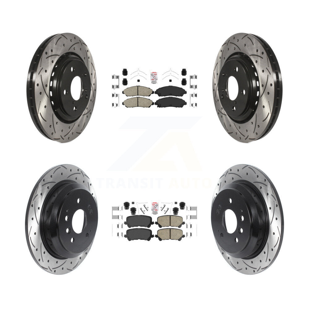 Disc Rotors and Ceramic Brake Pads Kit-KDA-101755 - Kit.bestparts.ca