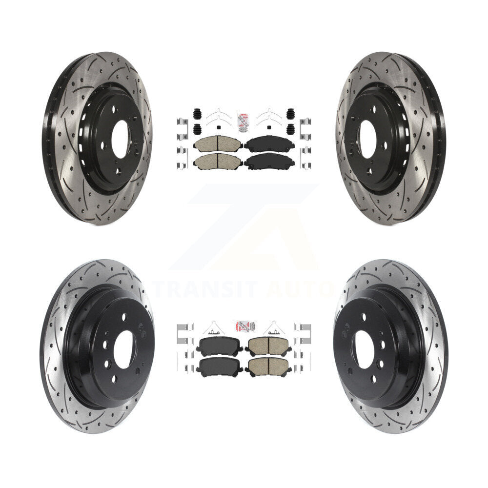 Disc Rotors and Ceramic Brake Pads Kit-KDA-101756 - Kit.bestparts.ca