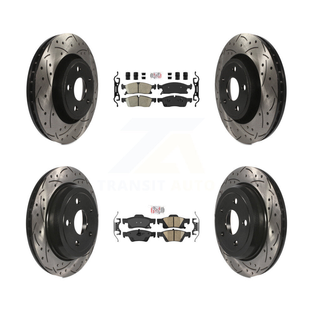 Disc Rotors and Ceramic Brake Pads Kit-KDA-101822 Kit.bestparts.ca
