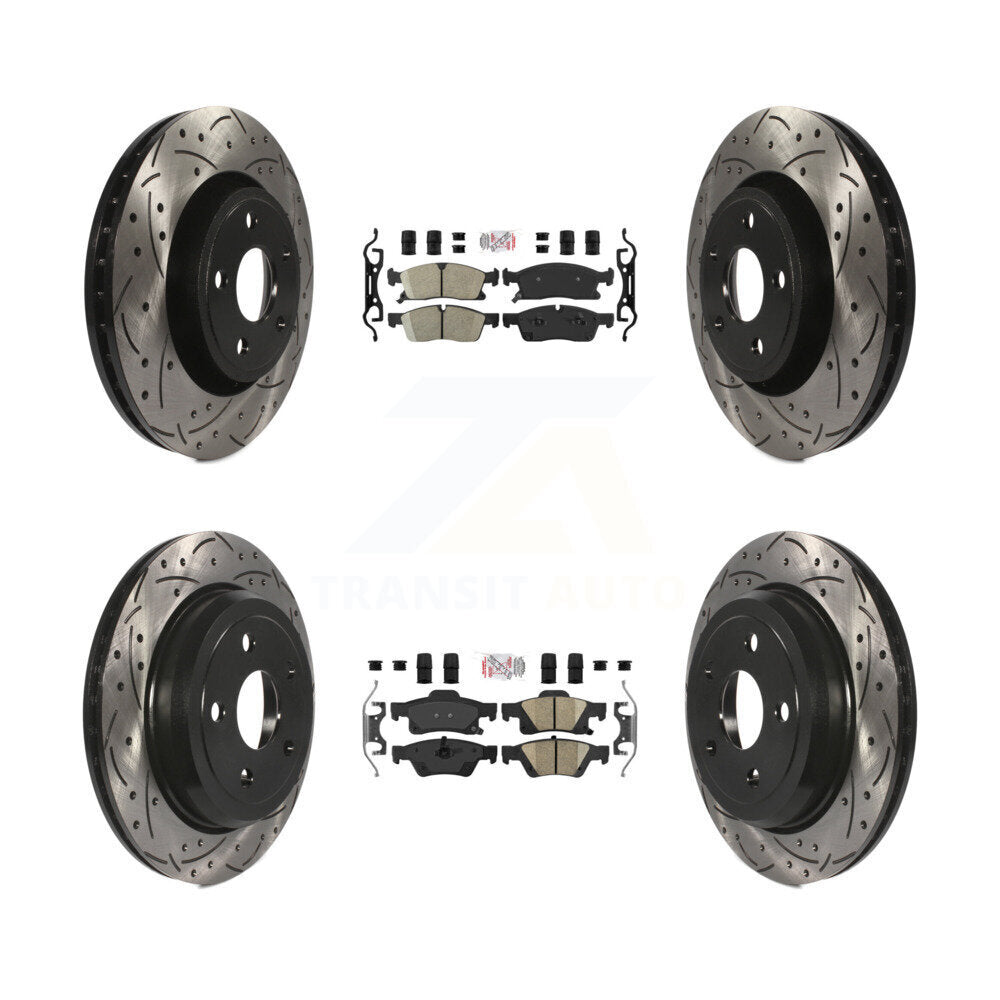 Disc Rotors and Ceramic Brake Pads Kit-KDA-101823 Kit.bestparts.ca