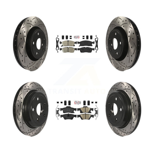 Disc Rotors and Ceramic Brake Pads Kit-KDA-101823
