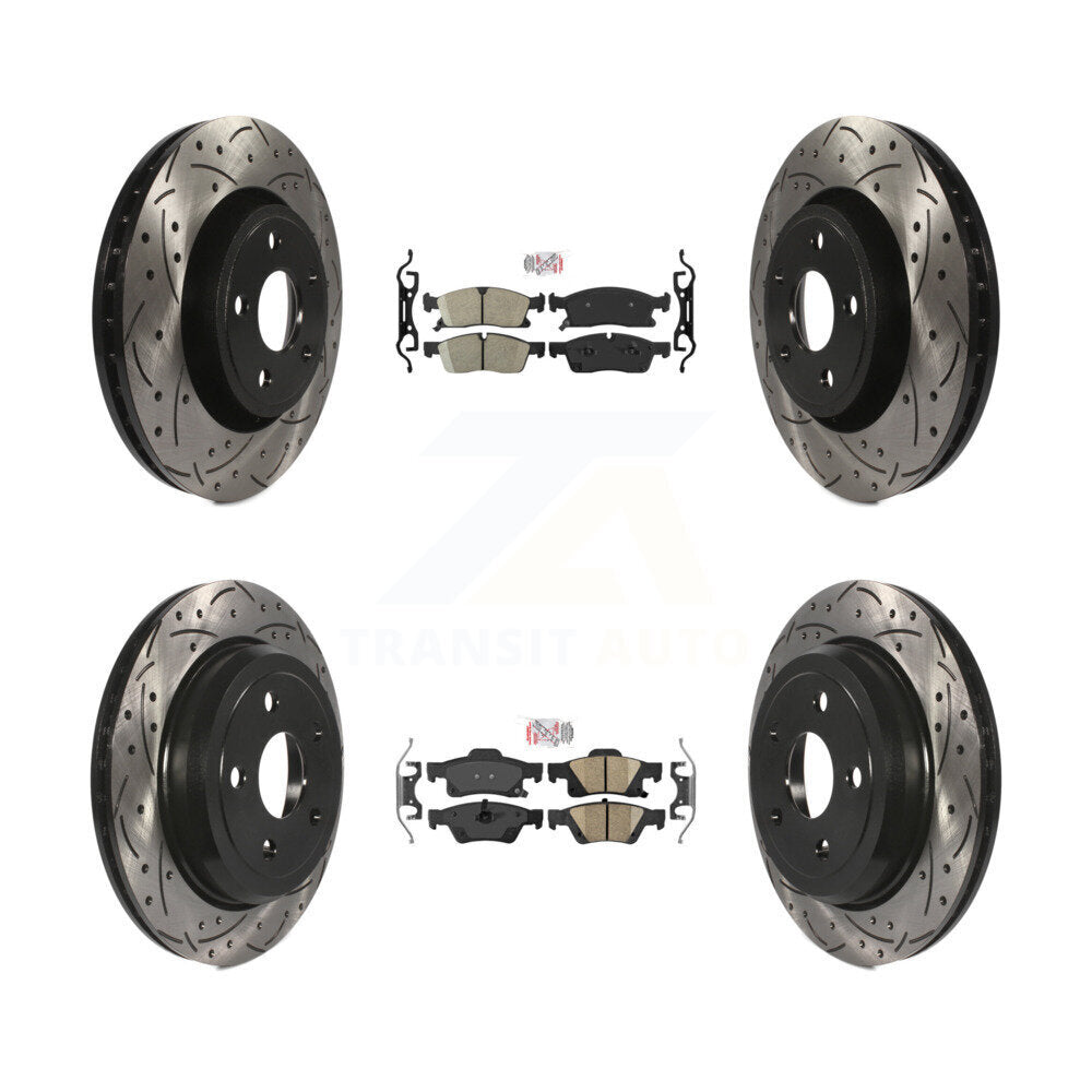 Disc Rotors and Ceramic Brake Pads Kit-KDA-101830