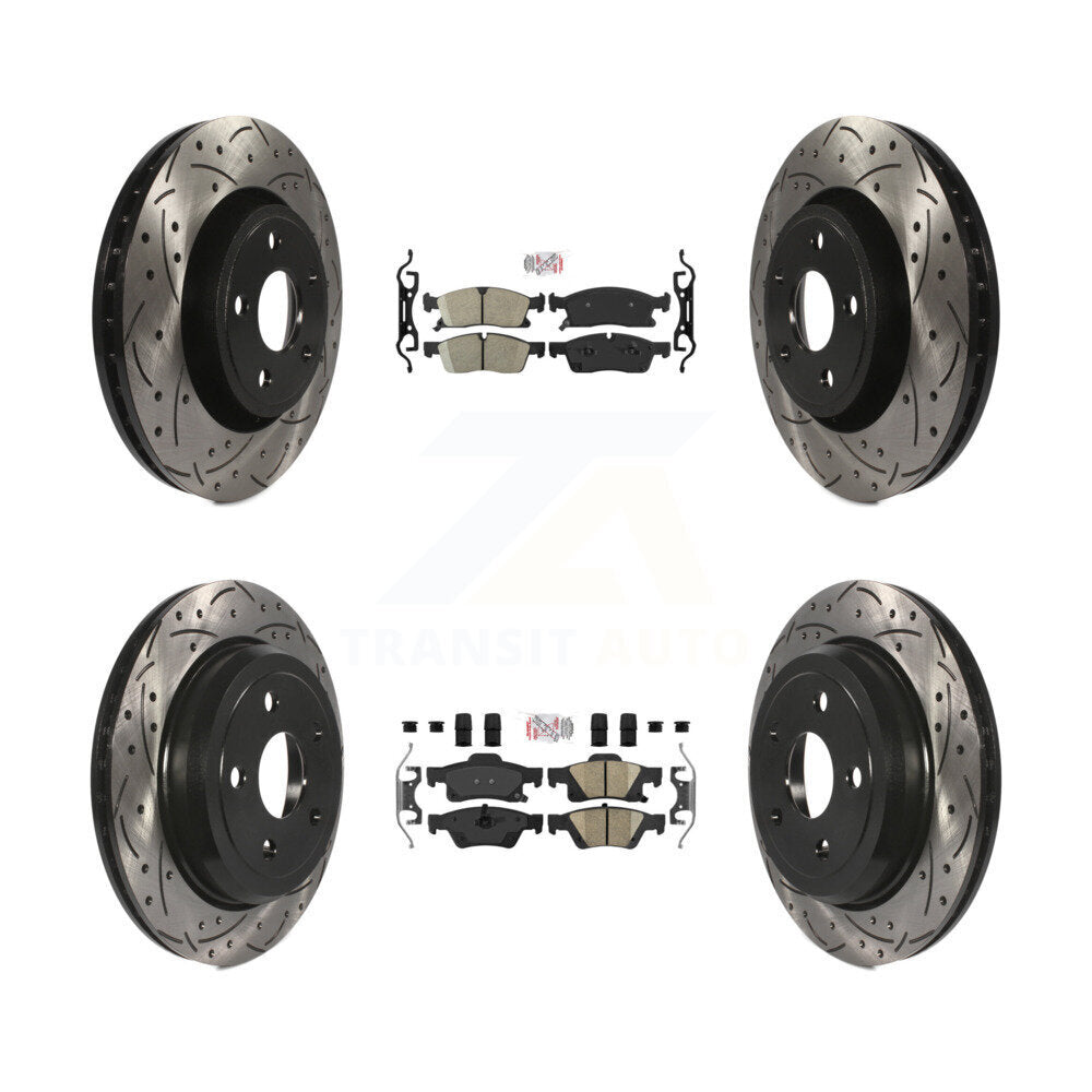Disc Rotors and Ceramic Brake Pads Kit-KDA-101831 Kit.bestparts.ca