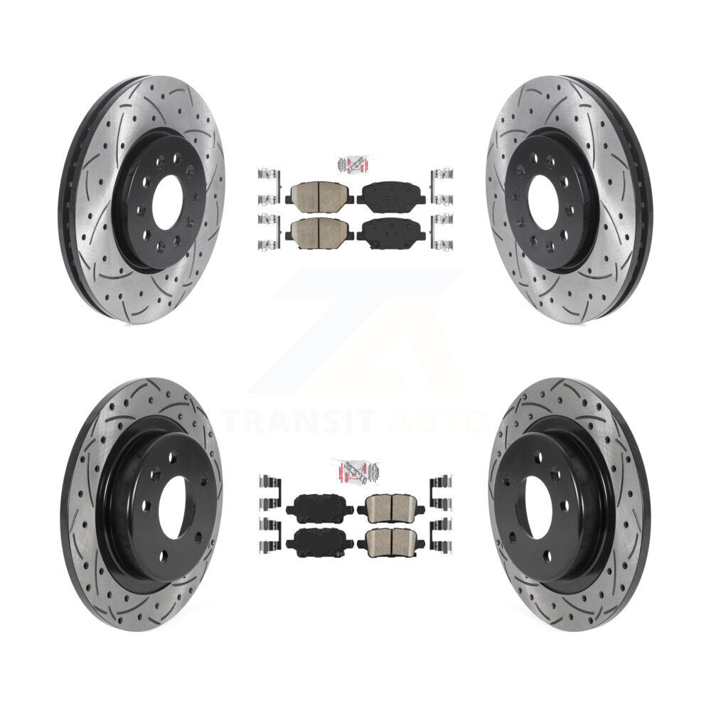 Disc Rotors and Ceramic Brake Pads Kit-KDA-101856 - Kit.bestparts.ca