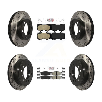 disc rotors and ceramic front semi metallic rear brake pads-kda-101862 - Kit.bestparts.ca