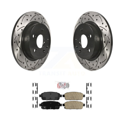 Coated Disc Rotors and Ceramic Brake Pads Kit-KDA-101874 - Kit.bestparts.ca