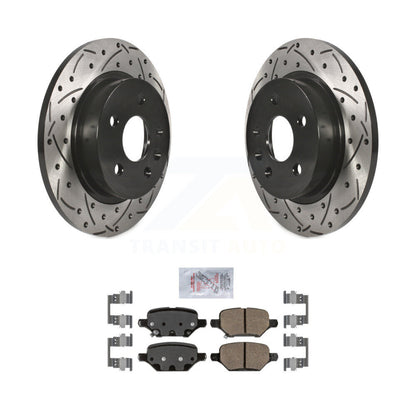 Coated Disc Rotors and Ceramic Brake Pads Kit-KDA-101879 - Kit.bestparts.ca