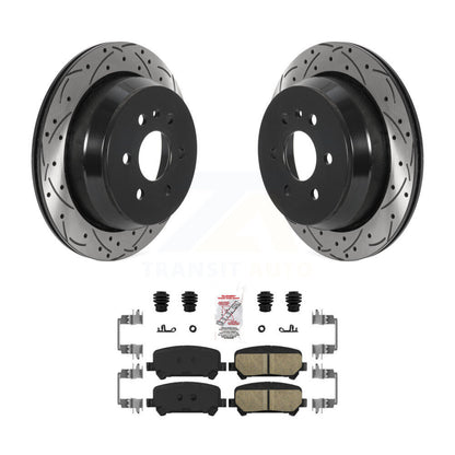 Coated Disc Rotors and Ceramic Brake Pads Kit-KDA-102017 - Kit.bestparts.ca
