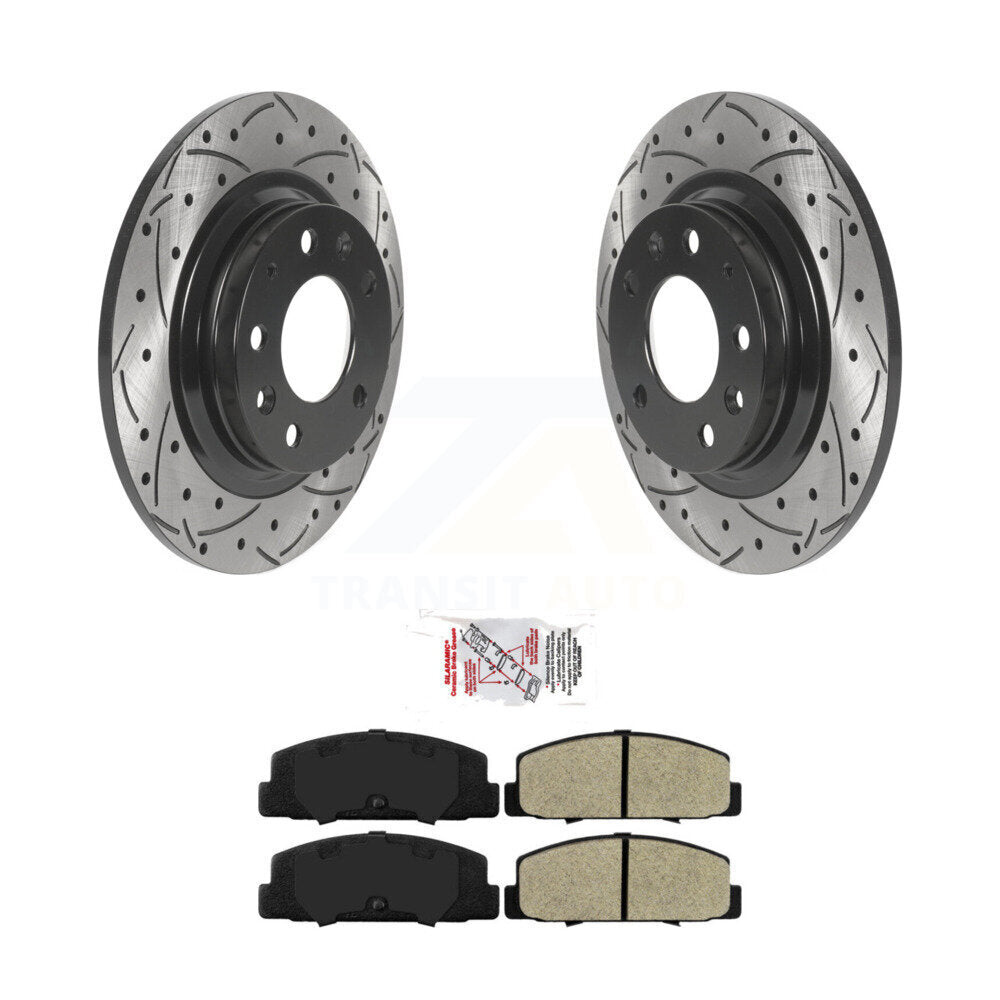 Coated Disc Rotors and Semi-Metallic Brake Pads Kit-KDA-102024 - Kit.bestparts.ca