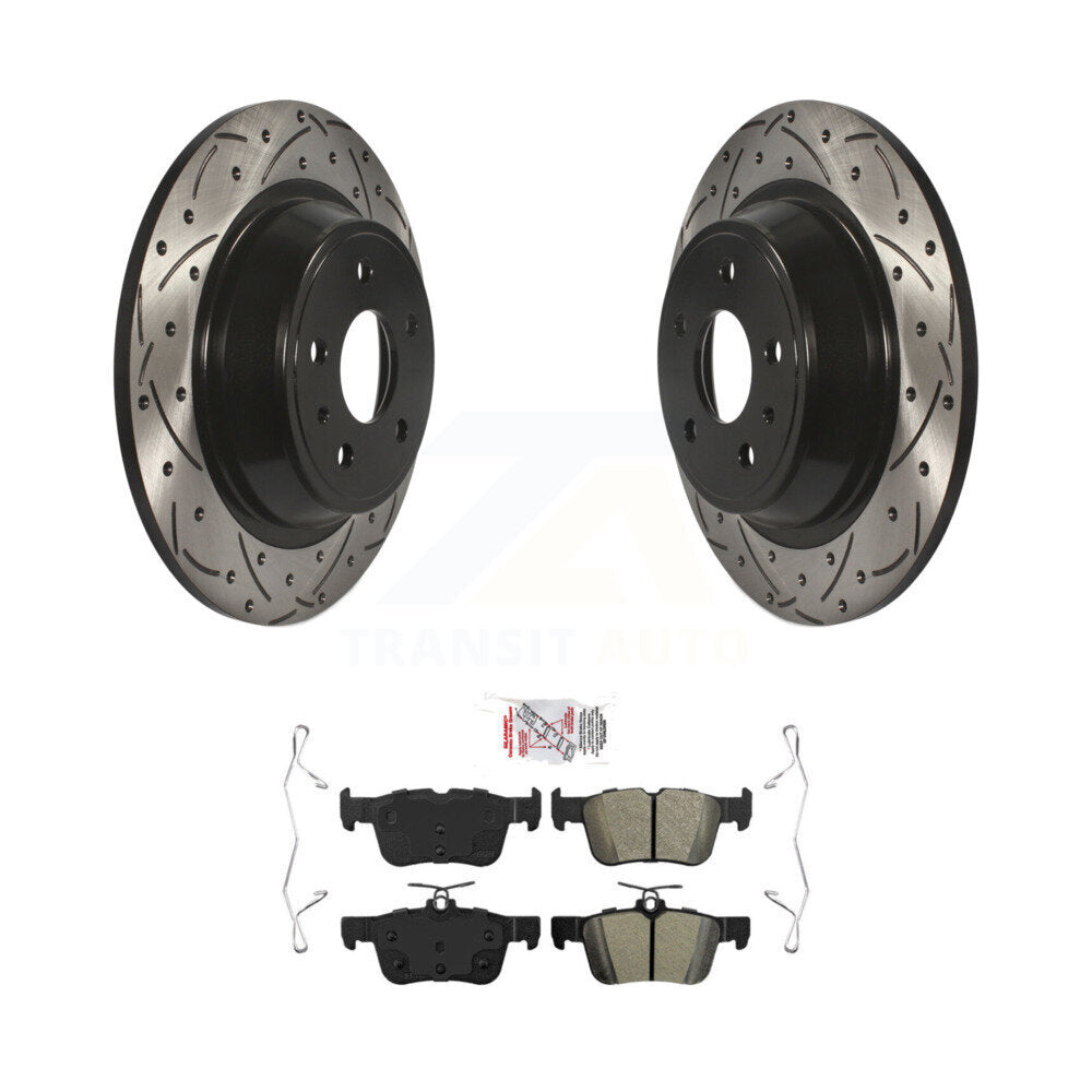 Coated Disc Rotors and Semi-Metallic Brake Pads Kit-KDA-102072 - Kit.bestparts.ca