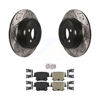 Coated Disc Rotors and Ceramic Brake Pads Kit-KDA-102087 - Kit.bestparts.ca