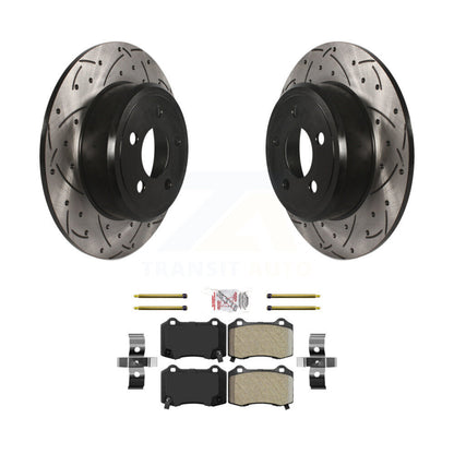 Coated Disc Rotors and Semi-Metallic Brake Pads Kit-KDA-102093