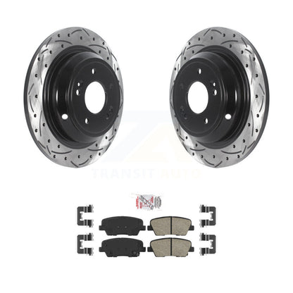 Coated Disc Rotors and Ceramic Brake Pads Kit-KDA-102102 - Kit.bestparts.ca