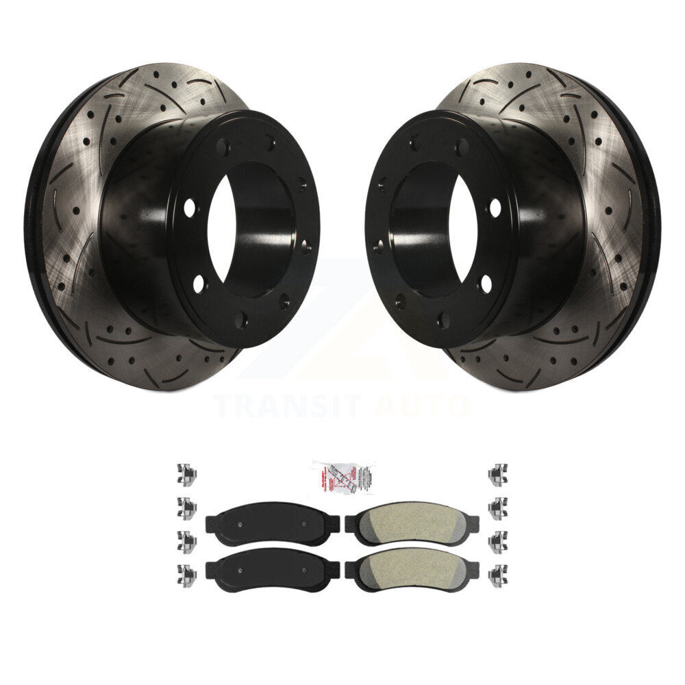 Coated Disc Rotors and Semi-Metallic Brake Pads Kit-KDA-102114 - Kit.bestparts.ca