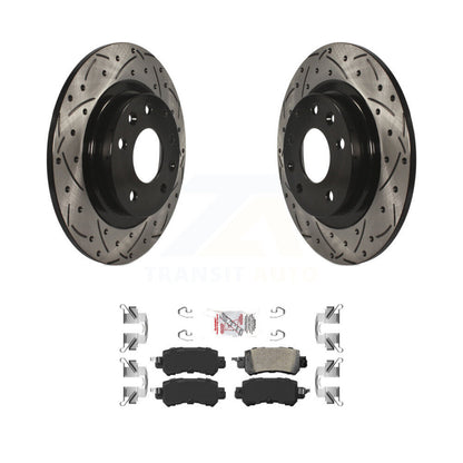 Coated Disc Rotors and Ceramic Brake Pads Kit-KDA-102147 - Kit.bestparts.ca