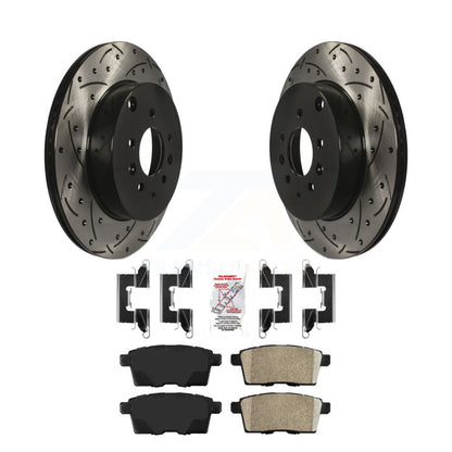 Coated Disc Rotors and Ceramic Brake Pads Kit-KDA-102191 - Kit.bestparts.ca