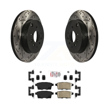 Coated Disc Rotors and Ceramic Brake Pads Kit-KDA-102192 - Kit.bestparts.ca