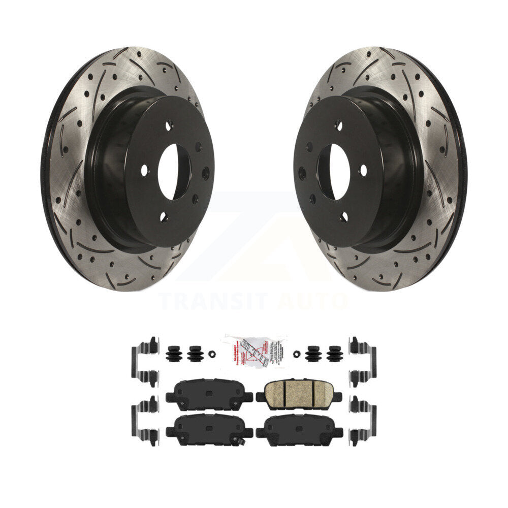 Coated Disc Rotors and Ceramic Brake Pads Kit-KDA-102197 - Kit.bestparts.ca
