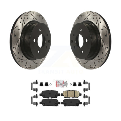 Coated Disc Rotors and Ceramic Brake Pads Kit-KDA-102197 - Kit.bestparts.ca