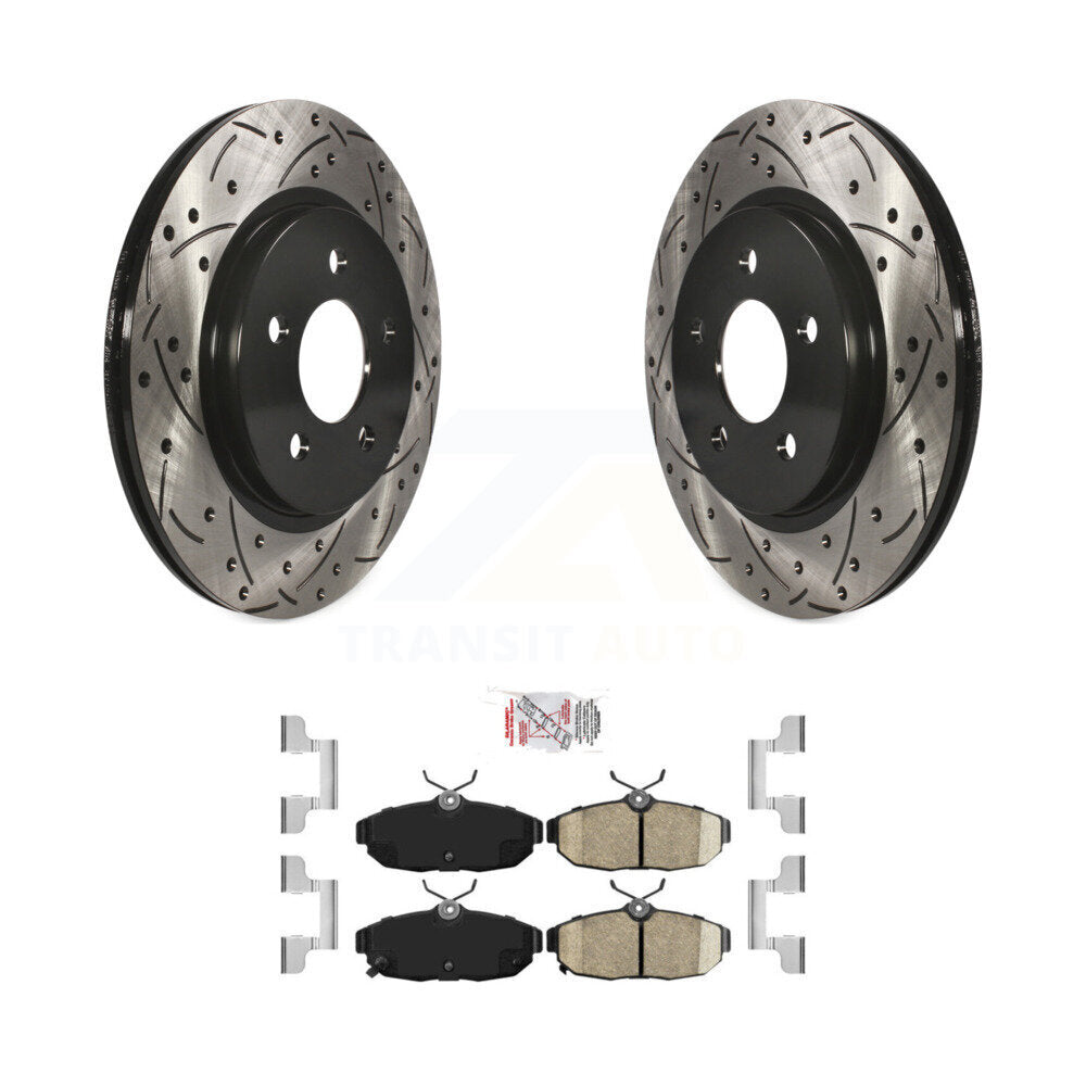 Coated Disc Rotors and Ceramic Brake Pads Kit-KDA-102312 - Kit.bestparts.ca Kit.bestparts.ca