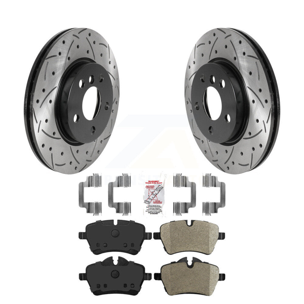 Coated Disc Rotors and Semi-Metallic Brake Pads Kit-KDA-102349 - Kit.bestparts.ca Kit.bestparts.ca