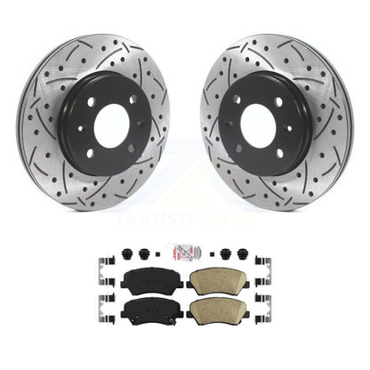 Coated Disc Rotors and Ceramic Brake Pads Kit-KDA-102354 - Kit.bestparts.ca
