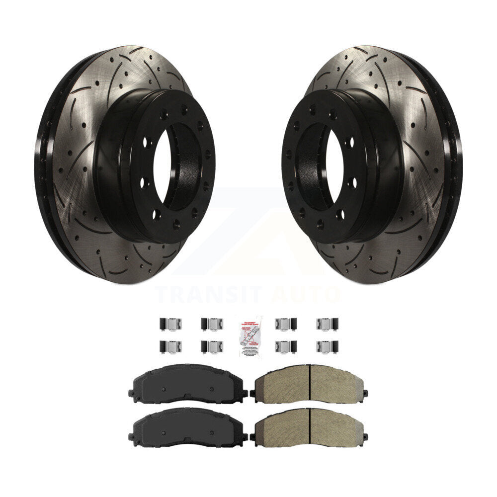 Coated Disc Rotors and Semi-Metallic Brake Pads Kit-KDA-102360 - Kit.bestparts.ca