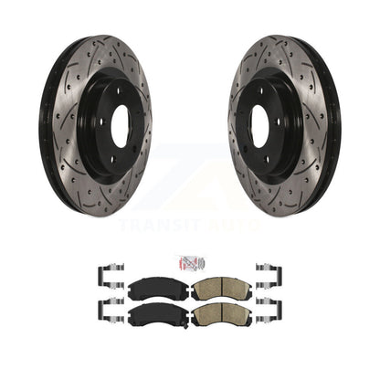 Coated Disc Rotors and Ceramic Brake Pads Kit-KDA-102367 - Kit.bestparts.ca